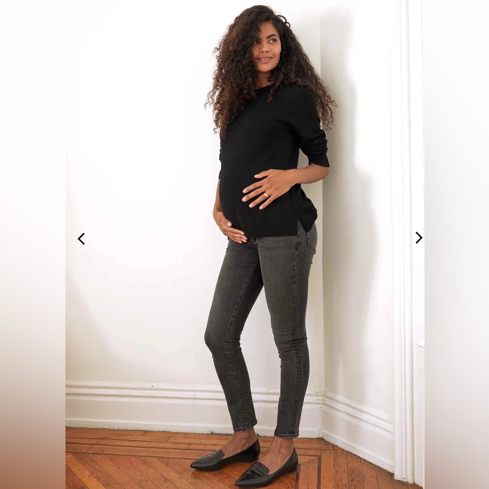 HATCH Over belly the Slim Maternity Jeans gray sz 28